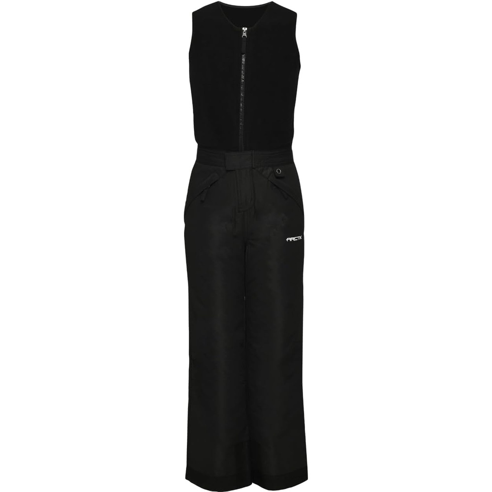 image:imageArctix Kids Limitless Fleece Top Bib OverallsBlack Diamond